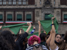 green scarfs