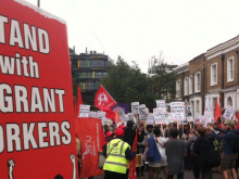 Stand with migrants