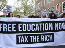 Free education protest