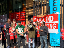 IWGB picket at UCL