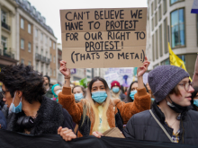 Right to protest - image from Wikimedia Commons
