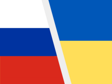 Russia-Ukraine flag