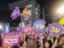 Standing Together protesters