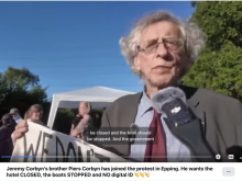 Piers Corbyn at Epping