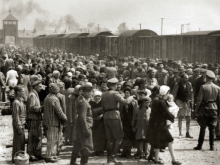 Hungarian Jews at Auschwitz II-Birkenau, May 1944