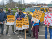 Sheffield Just Eat strikers