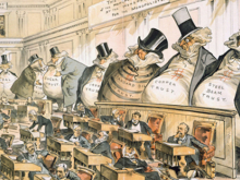 Capitalism and politicians cartoon