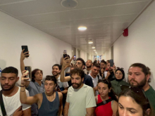 Students at Haifa from Hadash at Haifa University