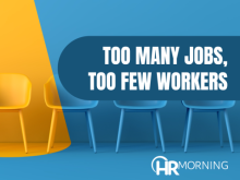 "Too few workers" graphic