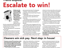 Tubeworker — April-May 2026: Trains Dispute — Escalate to Win!
