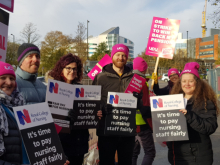 UCU picket