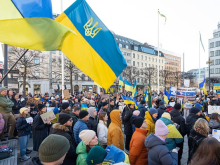 Ukraine protest in Stockholm