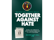 Graphic advertising 13 Jun 2026 United Against Racism protest