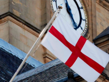 St George's flag on Wakefield council building