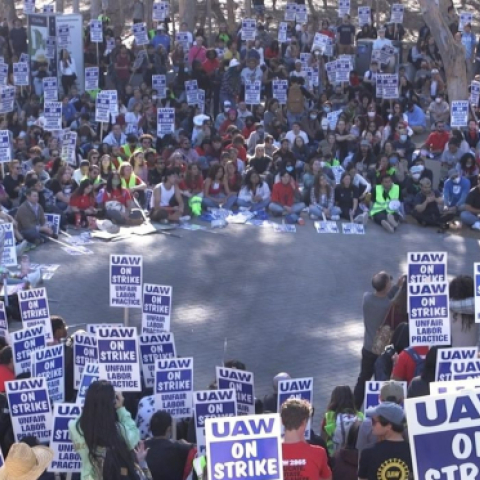 Indefinite strike action builds power across California campuses - Vimarsana News