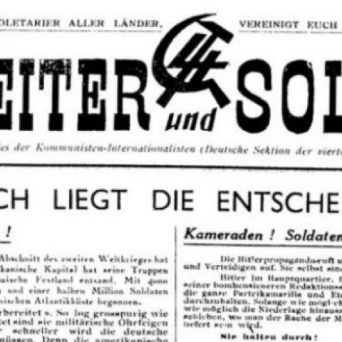 Revolutionary organising in the German army in World War II - Vimarsana News