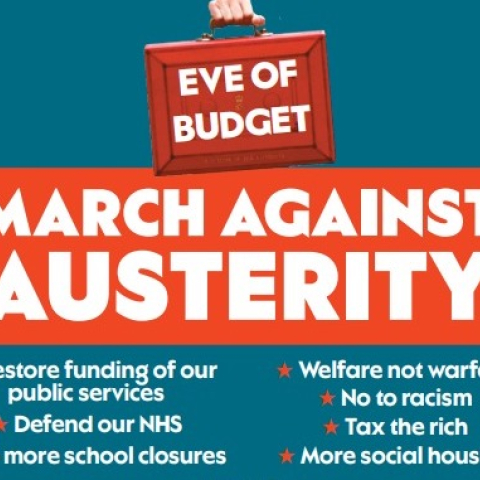 27 October march against austerity