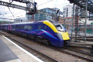 Photo of a Hull Trains train in a platform