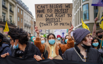 Right to protest - image from Wikimedia Commons