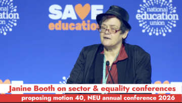 Janine Booth speaking
