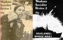 Three Workers' Socialist Review covers