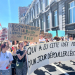 School cuts protest