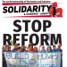 Stop Reform — solidarity front cover