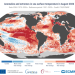 Sea surface temperatures map