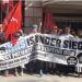 NHS cuts protest