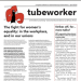 Tubeworker April 2026 — The Fight for Women’s Equality