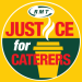 RMT Justice for Caterers campaign logo