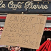 Protest placard