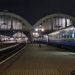 Lviv station at night